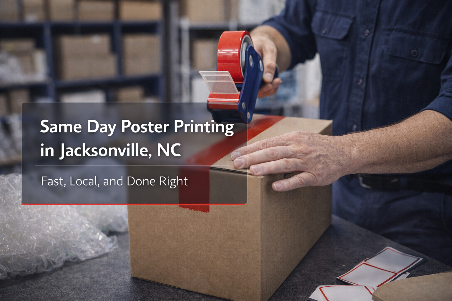 Same Day Poster Printing in Jacksonville, NC: Fast, Local, and Done Right